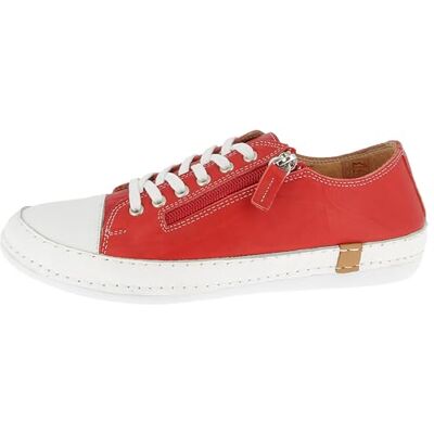 Andrea Conti dam Low Top sneakers, chili/vit, 39 EU Andrea Conti dam Low Top sneakers, chili/vit, 39 EU