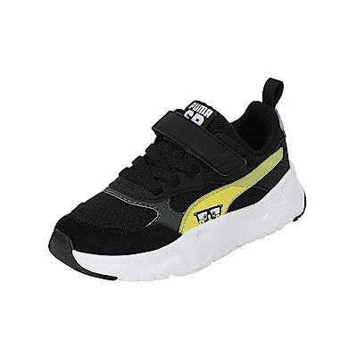 PUMA Trinity Spongebob AC+ PS, Unisex Gymnastikskor, Svart Celandine Shadow Grå, 21 EU PUMA Trinity Spongebob AC+ PS, Unisex Gymnastikskor, Svart Celandine Shadow Grå, 21 EU