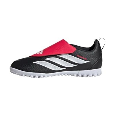 adidas unisex barn Predator Club Velcro Fold-Over Tongue Turf Football Kids Shoes, Core Black/Ftwr White/Lucid Red, 28 EU adidas unisex barn Predator Club Velcro Fold-Over Tongue Turf Football Kids Shoes, Core Black/Ftwr White/Lucid Red, 28 EU