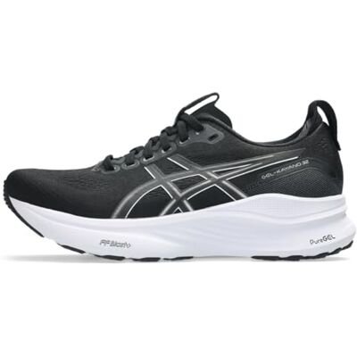 ASICS Gel-Kayano 32 löparskor för kvinnor, svart/vit, 6 ASICS Gel-Kayano 32 löparskor för kvinnor, svart/vit, 6