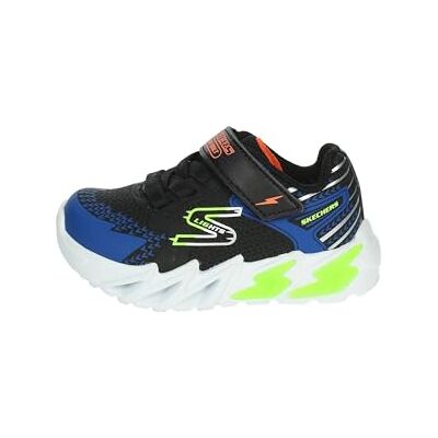 Skechers Unisex barn pojkar träningsskor, Svart syntetisk textil blå lime Ora, 4 UK Child Skechers Unisex barn pojkar träningsskor, Svart syntetisk textil blå lime Ora, 4 UK Child