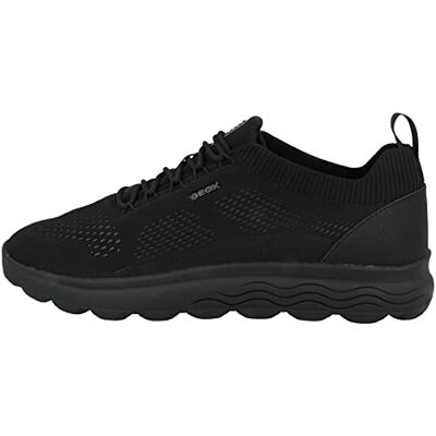 Geox herr Sneakers Spherica U, Black 100, 45 EU Geox herr Sneakers Spherica U, Black 100, 45 EU