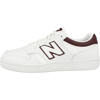 New Balance Bb480 Gymnastikskor för män, Vit vinröd, 37.5 EU New Balance Bb480 Gymnastikskor för män, Vit vinröd, 37.5 EU