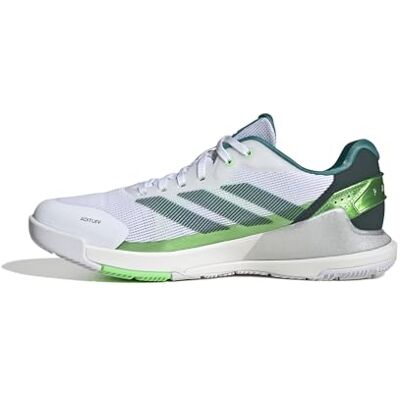 adidas För Män Crazyquick Lightstrike Padel Shoes, Cloud White/Aurora Ivy/Lime Burst, 36 2/3 EU adidas För Män Crazyquick Lightstrike Padel Shoes, Cloud White/Aurora Ivy/Lime Burst, 36 2/3 EU