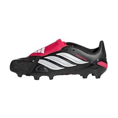 adidas unisex barn Predator League Fold-Over Tongue Firm Ground Football Boots Kids Shoes, Core Black/Ftwr White/Lucid Red, 37 1/3 EU adidas unisex barn Predator League Fold-Over Tongue Firm Ground Football Boots Kids Shoes, Core Black/Ftwr White/Lucid Red, 37 1/3 EU
