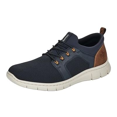 Rieker Slip On träningsskor för män B7796, BLÅ, 41 EU Rieker Slip On träningsskor för män B7796, BLÅ, 41 EU