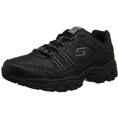 Skechers Afterburn M. Fit Svart Sneakers - Skotyp Skechers Afterburn M. Fit Svart Sneakers - Skotyp