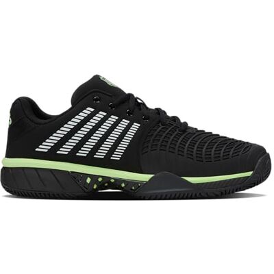 K-Swiss Herr Express Light 3 Clay tennisskor, svart/mjuk fluorescerande grön, 40 EU K-Swiss Herr Express Light 3 Clay tennisskor, svart/mjuk fluorescerande grön, 40 EU