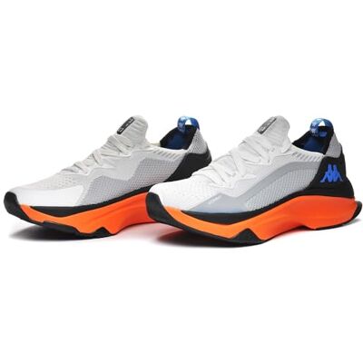 Kappa Sneakers, herr/dam, gym, modell Kombat Performance 1 PRO, Vit orange, 36 EU Kappa Sneakers, herr/dam, gym, modell Kombat Performance 1 PRO, Vit orange, 36 EU