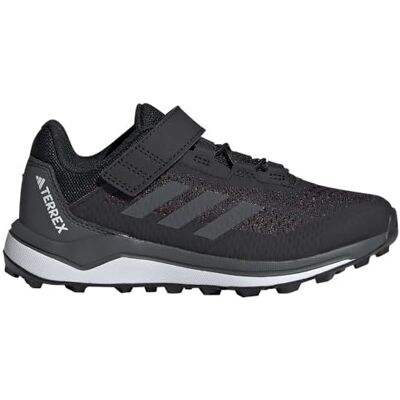 adidas Unisex – Barn Terrex Agravic Flow Hook-and-Loop Trail Running Shoes, core black/grey six/impact orange, 30 EU adidas Unisex – Barn Terrex Agravic Flow Hook-and-Loop Trail Running Shoes, core black/grey six/impact orange, 30 EU