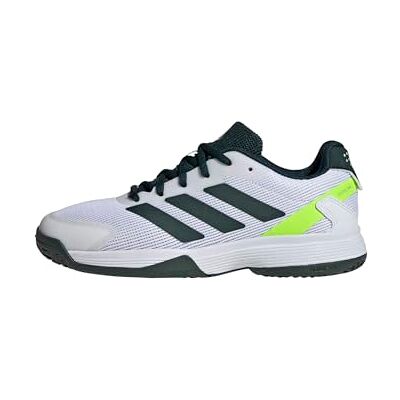 adidas Unisex – Barn Ubersonic Kids Tennis Shoes, Pure Teal/Silver Metallic/Lucid Lemon, 32 EU adidas Unisex – Barn Ubersonic Kids Tennis Shoes, Pure Teal/Silver Metallic/Lucid Lemon, 32 EU