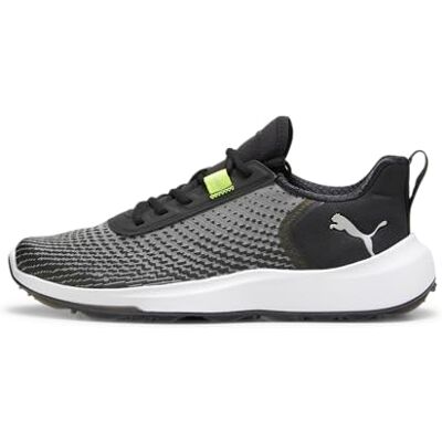 PUMA Golf Herr Fusion Crush Sportsneakers, Puma svart elektrisk lime, 42 EU PUMA Golf Herr Fusion Crush Sportsneakers, Puma svart elektrisk lime, 42 EU