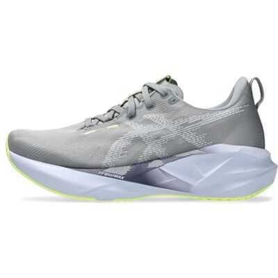 ASICS dam NOVABLAST 5 löparskor, Grus/Blå blekning, 40 EU ASICS dam NOVABLAST 5 löparskor, Grus/Blå blekning, 40 EU