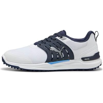 PUMA Golf PUMA Herr Ignite Elevate 2 sneakers, White-Deep Navy, 9 UK, Puma vit djup marinblå, 43 EU PUMA Golf PUMA Herr Ignite Elevate 2 sneakers, White-Deep Navy, 9 UK, Puma vit djup marinblå, 43 EU