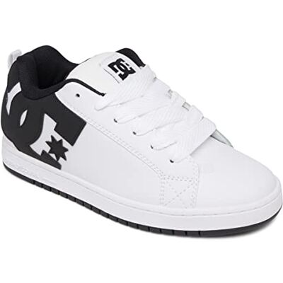 DC Shoes court graphics herr Sneaker, Vit Svart Svart, 41 EU DC Shoes court graphics herr Sneaker, Vit Svart Svart, 41 EU