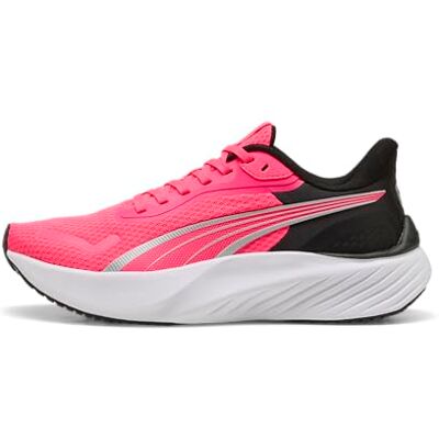 PUMA Unisex Pounce LITE Road Running Shoe, Pure Pink Black White, 10 UK, Ren rosa svart vit, 44.5 EU PUMA Unisex Pounce LITE Road Running Shoe, Pure Pink Black White, 10 UK, Ren rosa svart vit, 44.5 EU