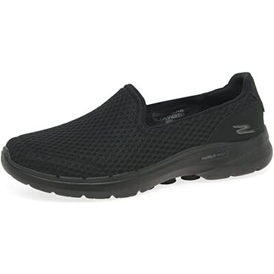 Skechers dam Go Walk 6-Big Splash Sneaker, Svart, 10.5 Skechers dam Go Walk 6-Big Splash Sneaker, Svart, 10.5