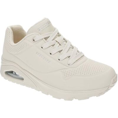 Skechers Uno Stand On Air träningsskor dam, Off White Mesh, 39 EU Skechers Uno Stand On Air träningsskor dam, Off White Mesh, 39 EU