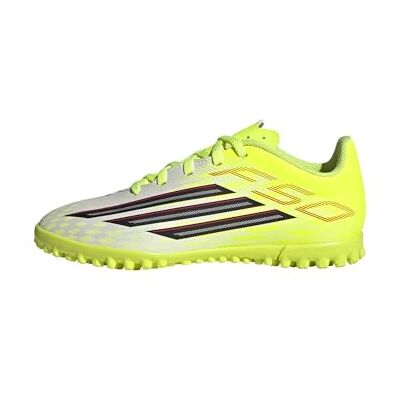 adidas unisex barn F50 CLUB Turf Football Shoes Kids, team solar yellow 2/core black/lucid red, 32 EU adidas unisex barn F50 CLUB Turf Football Shoes Kids, team solar yellow 2/core black/lucid red, 32 EU