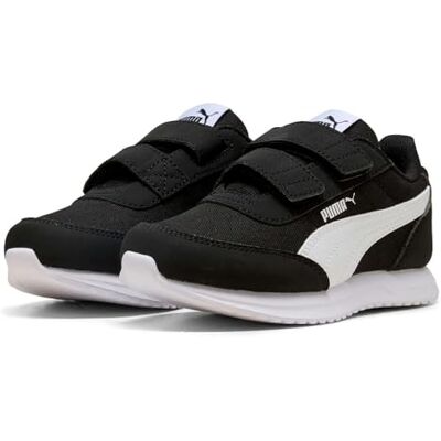 PUMA Unisex barn R78 Lightwind V Ps Sneaker, svart Vit, 30 EU PUMA Unisex barn R78 Lightwind V Ps Sneaker, svart Vit, 30 EU