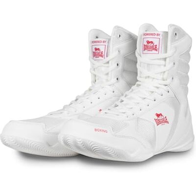 Lonsdale Unisex HESKIN boxningsskor, vit/röd, 43 EU, Vit röd, 43 EU Lonsdale Unisex HESKIN boxningsskor, vit/röd, 43 EU, Vit röd, 43 EU