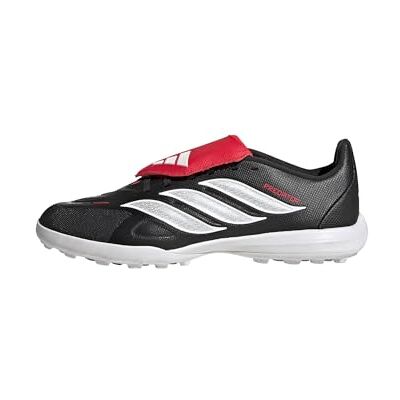 adidas unisex barn Predator League Fold-Over Tongue Turf Football Kids Shoes, Core Black/Ftwr White/Lucid Red, 37 1/3 EU adidas unisex barn Predator League Fold-Over Tongue Turf Football Kids Shoes, Core Black/Ftwr White/Lucid Red, 37 1/3 EU