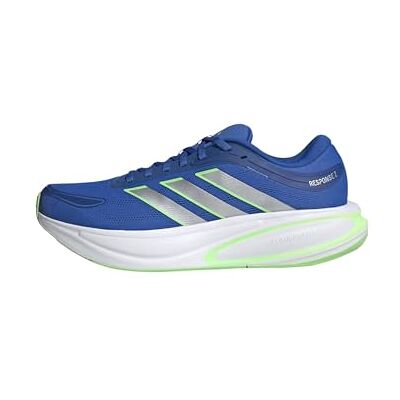 adidas herr RESPONSE 2 RUNNING SHOES, blue/silver met./lime burst, 40 EU adidas herr RESPONSE 2 RUNNING SHOES, blue/silver met./lime burst, 40 EU