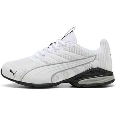 PUMA Unisex Electro Road Running Shoe, White Black-Gray Echo, 10 UK, vit svart grå Echo, 44.5 EU PUMA Unisex Electro Road Running Shoe, White Black-Gray Echo, 10 UK, vit svart grå Echo, 44.5 EU
