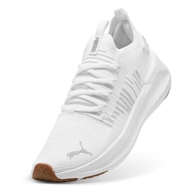 PUMA kvinnors SOFTRIDE Symmetri FUZION WN's Road Running Shoe, White Silver, 6,5 UK, vit silver, 40 EU PUMA kvinnors SOFTRIDE Symmetri FUZION WN's Road Running Shoe, White Silver, 6,5 UK, vit silver, 40 EU