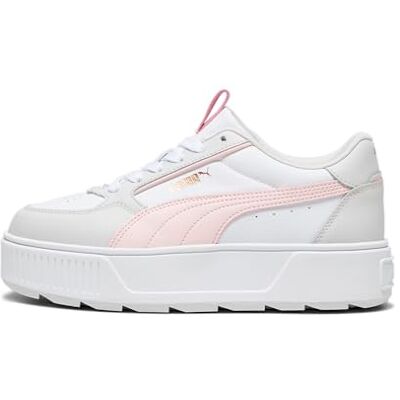 PUMA Karmen Rebelle dam Sneaker, Vit frostig rosa fjäder grå, 42 EU PUMA Karmen Rebelle dam Sneaker, Vit frostig rosa fjäder grå, 42 EU