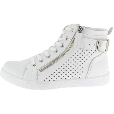 Andrea Conti dam Da-High-Top sneakers, vit, 40 EU Andrea Conti dam Da-High-Top sneakers, vit, 40 EU
