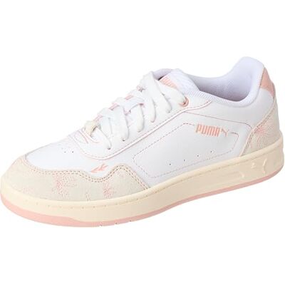 PUMA kvinnors Court Classy Crafted Flowers sneakers, vit rosenkvarts, 6 UK, vit rosenkvarts, 39 EU PUMA kvinnors Court Classy Crafted Flowers sneakers, vit rosenkvarts, 6 UK, vit rosenkvarts, 39 EU