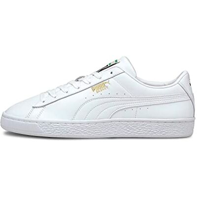 PUMA Herr Basket Classic Xxi Sneaker, vit vit 38.5 EU PUMA Herr Basket Classic Xxi Sneaker, vit vit 38.5 EU