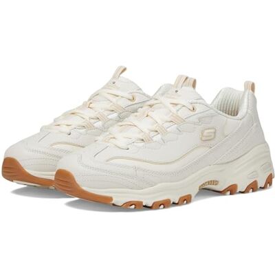 Skechers Women's D Lites Good Neutral Off White Low Top Sneaker skor 9, Vit, 42 EU Skechers Women's D Lites Good Neutral Off White Low Top Sneaker skor 9, Vit, 42 EU