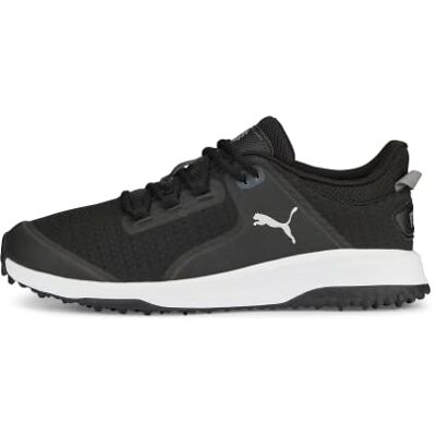 PUMA GOLF Fusion Grip golfsko för män, Black- Silver-Quiet Shade, 10,5 UK PUMA GOLF Fusion Grip golfsko för män, Black- Silver-Quiet Shade, 10,5 UK