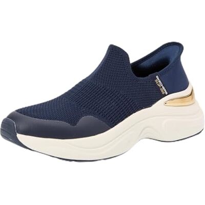 Skechers Damen Go Run Elevate Mesh snörning sneaker, Marinblått Xsp, 36 EU Skechers Damen Go Run Elevate Mesh snörning sneaker, Marinblått Xsp, 36 EU