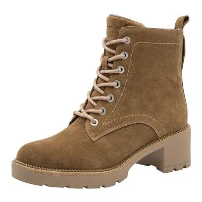 Tamaris dam Comfort Lace Boot HeelKänga Tamaris dam Comfort Lace Boot HeelKänga