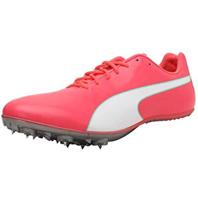 PUMA Unisex Evospeed Sprint 10 sneakers, Rose Ignite Pink Silver 40.5 EU PUMA Unisex Evospeed Sprint 10 sneakers, Rose Ignite Pink Silver 40.5 EU