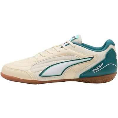 PUMA TRUCO IV JR fotbollssko, SUGARED Almond White-Emerald ICE-Mint Jelly Black, 2,5 UK, Sockrad mandel vit smaragd is mint gelé svart, 35 EU PUMA TRUCO IV JR fotbollssko, SUGARED Almond White-Emerald ICE-Mint Jelly Black, 2,5 UK, Sockrad mandel vit smaragd is mint gelé svart, 35 EU