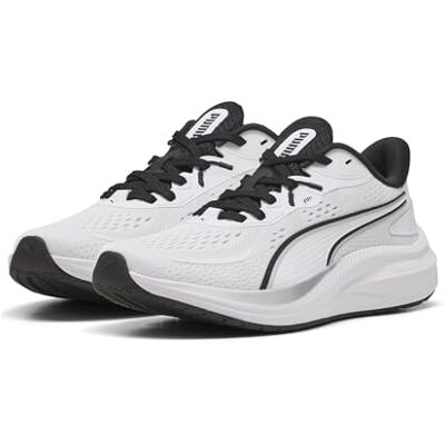 PUMA Skyrocket Lite vuxen unisex sneaker, 2 vit silver svart, 42.5 EU PUMA Skyrocket Lite vuxen unisex sneaker, 2 vit silver svart, 42.5 EU