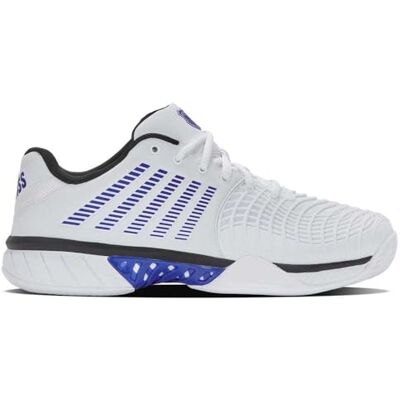 K-Swiss Herr Express Light 3 Tennis Shoe, vit/bländande blå/svart, 42,5 EU K-Swiss Herr Express Light 3 Tennis Shoe, vit/bländande blå/svart, 42,5 EU