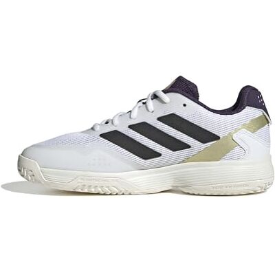 adidas Unisex – Barn Ubersonic Kids Tennis Shoes, ftwr white/core black/aurora plum, 36 2/3 EU adidas Unisex – Barn Ubersonic Kids Tennis Shoes, ftwr white/core black/aurora plum, 36 2/3 EU