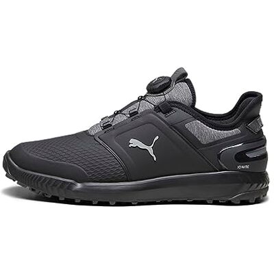 PUMA Golf Herr Ignite Elevate DiscGolf-skor, Black Quiet Shade, 39 EU PUMA Golf Herr Ignite Elevate DiscGolf-skor, Black Quiet Shade, 39 EU