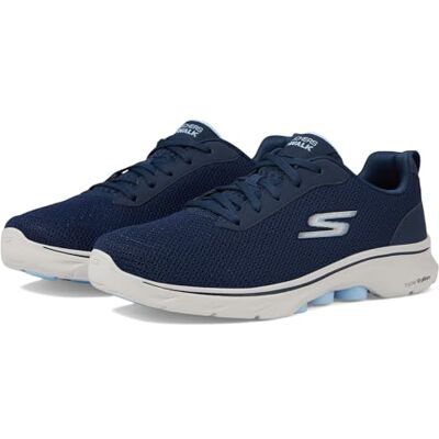 Skechers Dam Go Walk 7 Clear Path Athletic Walking Sneaker, Marinblå/Ljusblå, 42 EU Skechers Dam Go Walk 7 Clear Path Athletic Walking Sneaker, Marinblå/Ljusblå, 42 EU