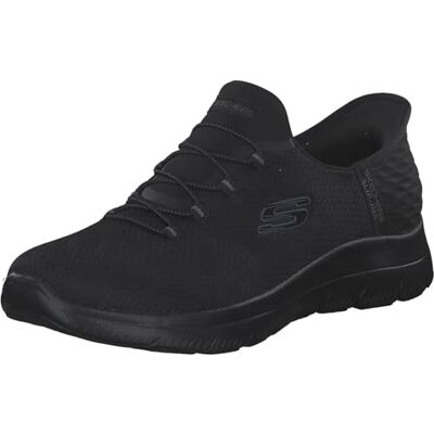 Skechers dam Summits Diamond Dream Sneakers, Black Mesh/Gunmetal Trim, 39 EU Skechers dam Summits Diamond Dream Sneakers, Black Mesh/Gunmetal Trim, 39 EU