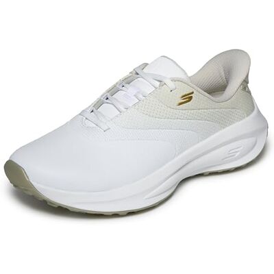 Skechers dam GO Golf syntetisk övre snörning spike less sko, naturlig, 6 UK Skechers dam GO Golf syntetisk övre snörning spike less sko, naturlig, 6 UK