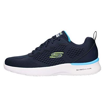 Skechers Skech-air Dynamight Tuned Up herr Promenadsko Sneaker ,Navy Engineered Mesh Pu Lime Trim, 40 EU Skechers Skech-air Dynamight Tuned Up herr Promenadsko Sneaker ,Navy Engineered Mesh Pu Lime Trim, 40 EU