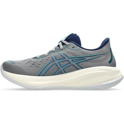 ASICS Gel-Cumulus 26 löparsko för män, Lera grå/illusion blå, 47 EU ASICS Gel-Cumulus 26 löparsko för män, Lera grå/illusion blå, 47 EU