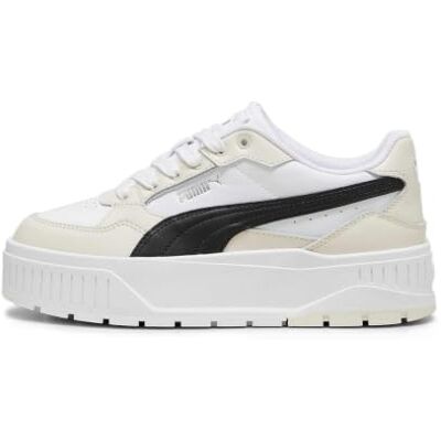 PUMA Dam Karmen Ii Idol Sneaker, White Black Alpine Snow, 42.5 EU PUMA Dam Karmen Ii Idol Sneaker, White Black Alpine Snow, 42.5 EU