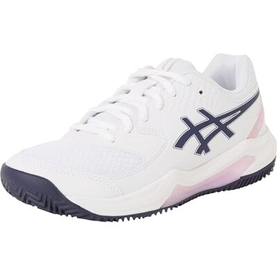 ASICS Dedicate 8 Clay Donna tennisskor blå gul, Vit indigo dimma, 35.5 EU ASICS Dedicate 8 Clay Donna tennisskor blå gul, Vit indigo dimma, 35.5 EU
